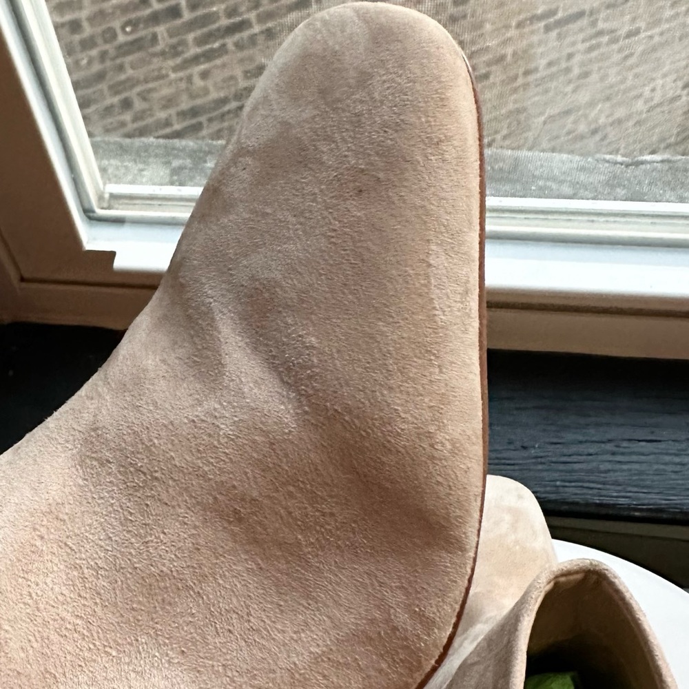 🌸SAM EDELMAN🌸 Fawn Booties Suede Warn Oat Suede size 8 - Picture 10 of 16